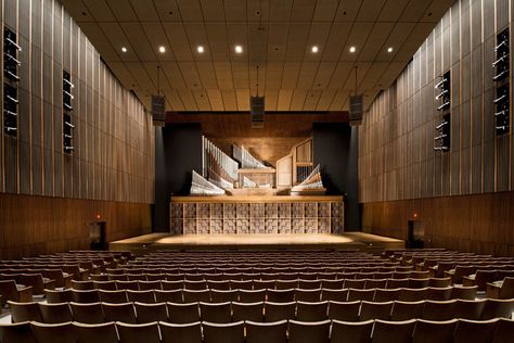 Theatrical Scenery, Auditorium Design, Theatre Interior, Museum Interior, Pipe Organ, Theatre Design, Interior Work, Cleveland Museum Of Art, Main Door