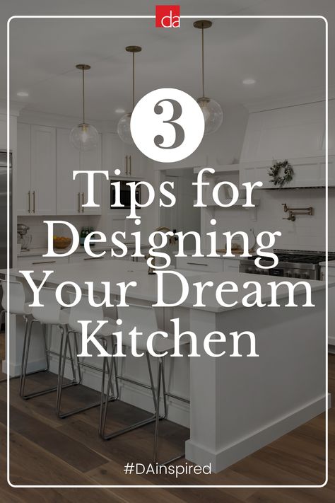 Planning your dream kitchen remodel or designing an entirely new kitchen can be daunting, but it doesn't have to be! Whether you're full of kitchen ideas or in need of some kitchen design inspiration, here are three tips and questions to ask yourself in order to make your dream kitchen a reality! Kitchen Smart Storage, Kitchen Planning Ideas, Modern Dressing Room, Renovation Planner, Design Style Quiz, Work Triangle, Kitchen Design Styles, Kitchen Plans, Smart Storage