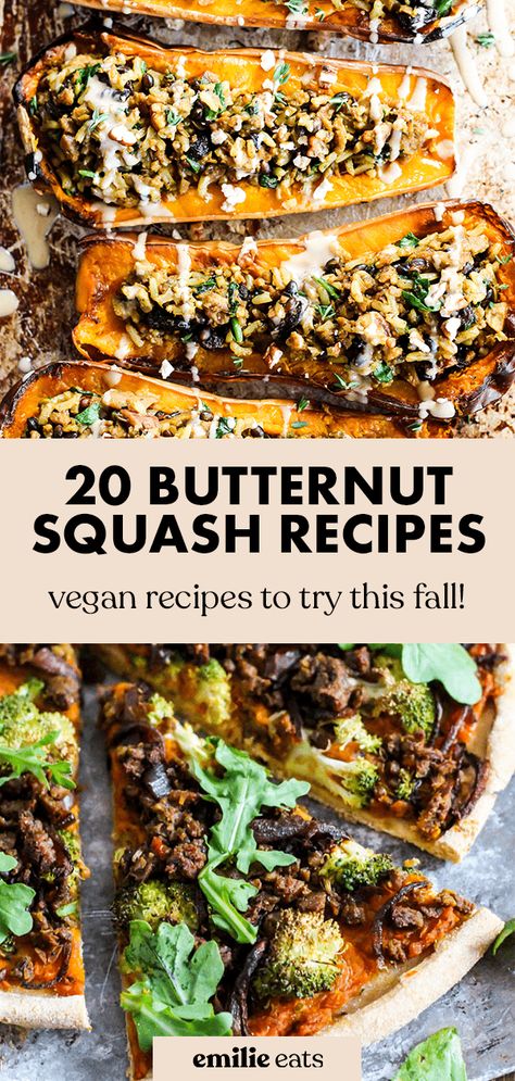 Butternut Squash Dinner Recipes Vegetarian, Butternut Vegan Recipes, Vegetarian Recipes Butternut Squash, Butternut Squash Dinner Recipes Healthy, Hidden Squash Recipes, Butter Nut Squash Recipes Dinners, Vegan Recipes With Butternut Squash, Vegan Butternut Recipes, Squash Recipes Vegan