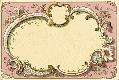 Frame Image, Postal Vintage, The Graphics Fairy, Cross Hatching, Graphics Fairy, Black And White Frames, Images Vintage, Frame Clipart, Ornate Frame