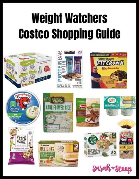 Costco Ww Shopping List, Weight Watchers Costco Shopping Lists, Ww Costco Shopping Lists, Weight Watchers Sams Club Shopping Lists, Costco Weight Watchers, Kirkland Protein Bars, Weight Watchers Grocery List, Weight Watcher Shopping List, Costco Haul