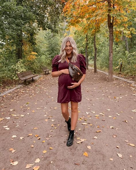 Women's Puff Short Sleeve Dress - … curated on LTK Outfits Short Women, Bre Sheppard, Zoo Outfit, 32 Weeks Pregnant, Influencer Lifestyle, Winter Maternity Outfits, Pregnancy Bump, Target Dress, Cute Maternity Outfits