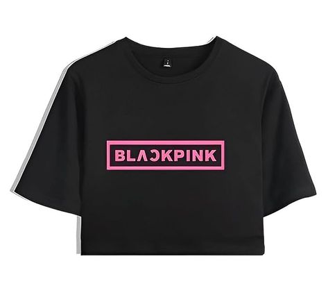 Blackpink Crop Top, Tops For Girls Casual, Kpop Crop Top, Girls Crop Tops, Pink Crop Top, Athleisure Wear, Tailored Suits, Relaxed Fit Jeans, Korean Street Fashion