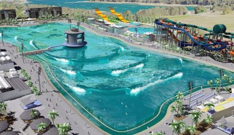 Surf Pool, Surf Wave, People's Liberation Army, Wave Pool, New Tech, Waterpark, Surfing Waves, A Pond, Pattaya