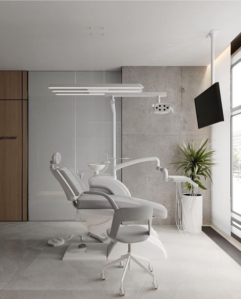 Clinic Aesthetic, Dental Room, Dentist Office Design Interiors, Narrow Laundry, Dental Design Interior, Dentist Office Design, Dental Cabinet, Dentist Clinic, Dental Office Design Interiors