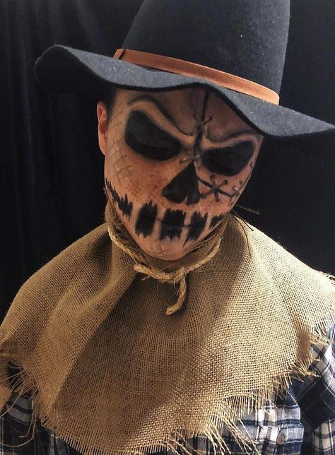 Halloween Costume Scarecrow, Makeup Halloween Costume, Scarecrow Halloween Makeup, Halloween Costumes Scarecrow, Makeup Zombie, Scary Scarecrow, Scarecrow Makeup, Halloweenský Makeup, Halloween Make-up Looks