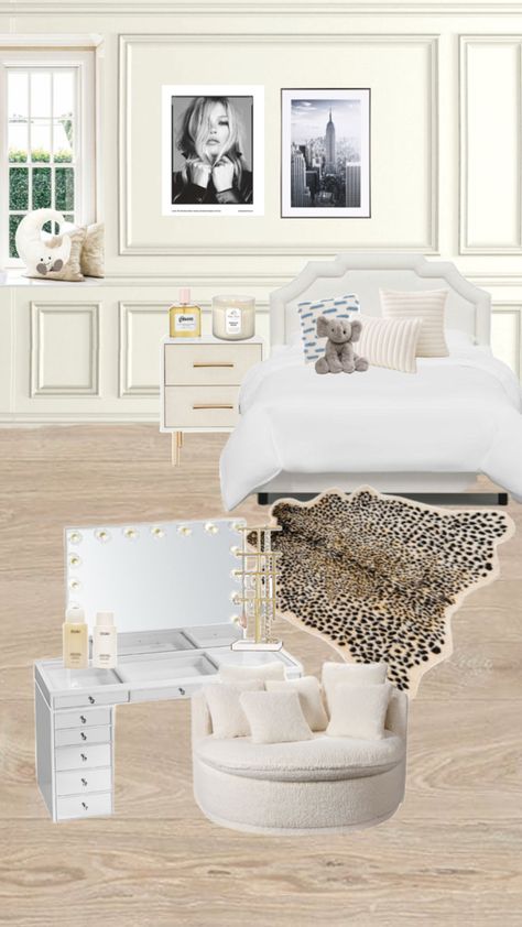 Room Inspo Leopard Print, Cheetah Room Ideas, Room Ideas Cheetah, Cheetah Room Aesthetic, Teen Boys Room Ideas, Leopard Print Room, Room Ideas Neutral, Glamour Room, Luxury Dorm Room