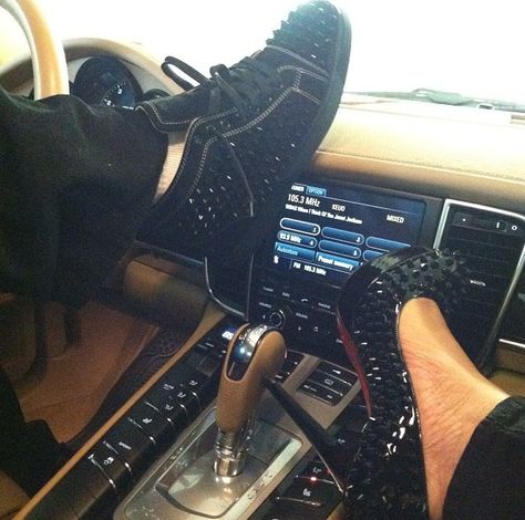 #HisAndHers Christian Louboutin Boots, Couple Shoes, Louboutin Heels, Christian Louboutin Heels, Red Bottoms, Couple Outfits, Black Sneakers, Dream Shoes, Only Fashion