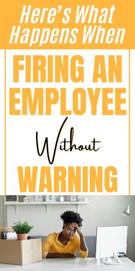 Losing your job under any circumstances can be devastating, but losing it without warning can be worse. If you’ve recently lost your job, you might wonder if firing an employee without warning is legit. Here’s what the law says about that matter and what you can do if it happens to you. Firing An Employee, Job Cv, Without Warning, Entry Level Jobs, Lost Job, Lost My Job, Career Planning, Blogging Advice, Career Success