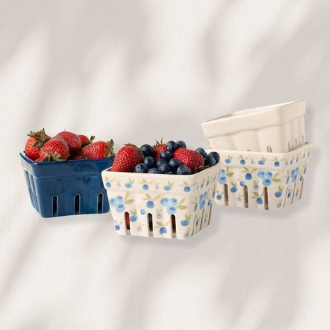 Summer baby shower theme ideas Ceramic Berry Basket, Harvest Bowls, Blueberry Pattern, Ceramic Berry Bowl, Tiered Fruit Basket, Wire Fruit Basket, Berry Basket, Ceramic Fruit Bowl, Fruit Holder