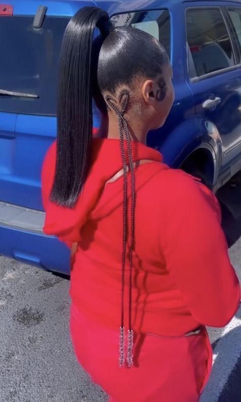 Ponytail With Side Part, Corn Rolls, Cornrow Ponytail, Roll Hairstyle, Cornrow, Side Part, Corn, Hairstyles, Hair Styles