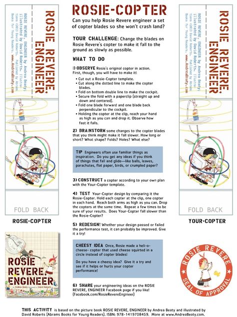 Stem Planning Sheet Free Printable, Pulleys And Gears Grade 4, Pulleys And Gears Stem Activities, Rosie Revere Engineer Activities, Engineering Classroom, Rosie Revere Engineer, Steam Night, Stem Night, Stem Lesson Plans