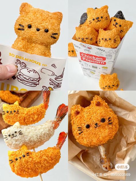 Animal Shaped Foods, Good Things In Life, Decorações Com Comidas, Food Shapes, Kawaii Cooking, Cute Baking, Salty Foods, Cute Snacks, Food Recepie