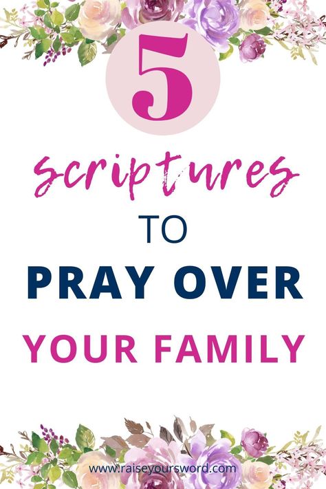 Do you use bible verses to pray for your family? Here are 5 scripture prayers for my family that show how to use the bible as a prayer book. Prayers for family blessing, protection, unity, and hope! | Prayers For Family Christian Mom Aesthetic, Prayers For Your Family, Prayers For My Family, Prayers For Family Protection, Scriptures To Pray, Godly Advice, Verses To Pray, Scripture Prayers, Praying The Psalms