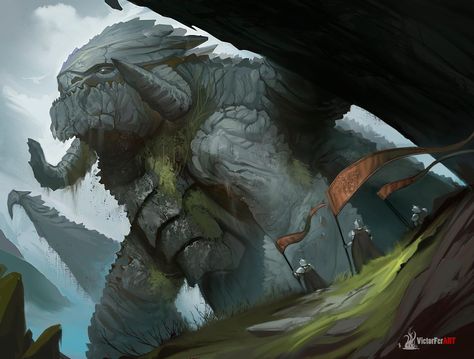 Dragon Concept Art, Rock Dragon, Dragon Concept, Stone Dragon, Beast Creature, Gray Rock, Creature Artwork, Cool Monsters, Fantasy Beasts