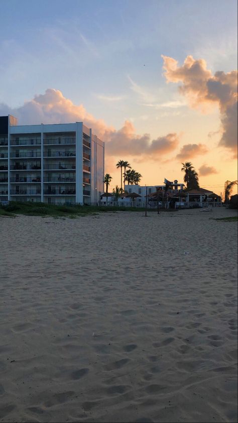 south padre island tx texas beach sand aesthetic sunset hotel palm tree sky clouds Texas Palm Trees, Dial A For Aunties Book Aesthetic, Texas Beach Aesthetic, South Padre Island Aesthetic, South Padre Island Texas Pictures, Kara Aesthetic, Beach Birthday Aesthetic, Beach Sand Aesthetic, Corpus Christi Beach