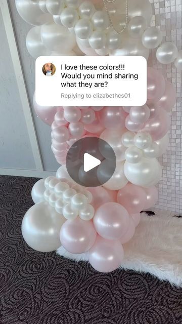 PDX Balloon Designs on Instagram: "The prettiest pearl pink combo 🤍✨ . . . @kalisanballoons . . . .  #pinkballoons #balloonartist #eventdecor" Pink And Pearl Balloons, Lilac Balloons, Pearl Balloons, Balloon Designs, Pearl Pink, Pink Balloons, Balloon Design, Pearl Grey, Balloon Arch