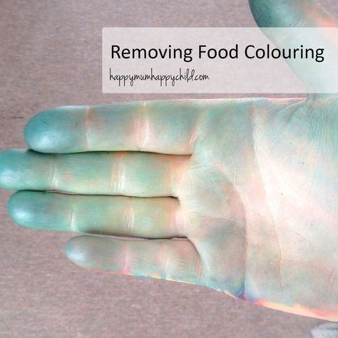 How To Get Food Coloring Out Of Skin, Happy Child, Blue Food Coloring, The Hulk, Food Colouring, Blue Food, Childrens Crafts, Wash Your Hands, Shaving Cream