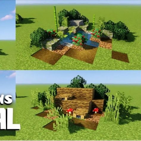 Do you need various decoration designs in Minecraft that you can use for different parts of your outdoors in your survival world in Minecraft? Then try these 15 Easy Outdoor Garden Decorations in Minecraft. It features mixed designs perfect for medieval and other themed projects! So better check it out now! Decorations In Minecraft, Minecraft Outside Decor, Minecraft House Ideas Easy, Minecraft Outdoor Decor, Minecraft Park, Minecraft Camp, Minecraft Garden Ideas, Minecraft Decoration Ideas, Minecraft House Ideas