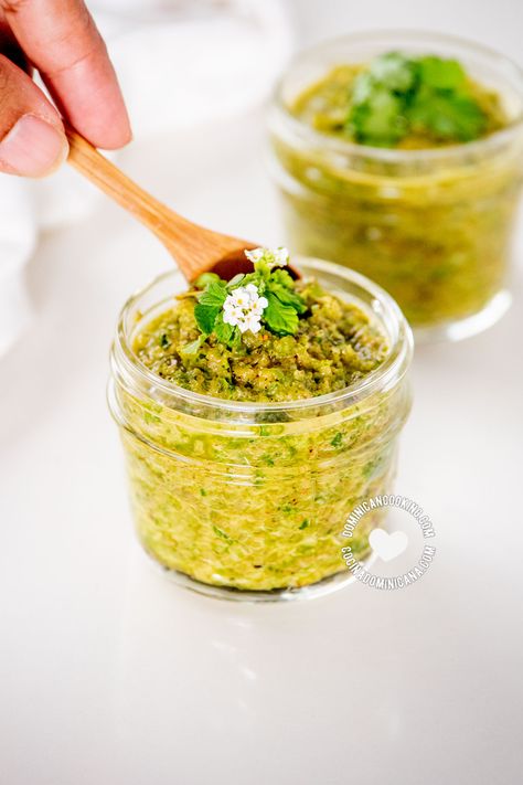 These Homemade Dominican Sofrito and Sazón recipes are the favorite base for Dominican dishes. Here are a few to choose from. #simplebyclara #dominicanrecipes #dominicancooking Dominican Sofrito, Sofrito Recipe Dominican, Sazon Recipe, How To Make Sofrito, Dominican Dishes, Dominican Dish, Arepas Recipe, Cornmeal Recipes, Sofrito Recipe