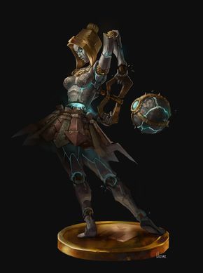 Orianna League Of Legends, Dnd Artificer, Dnd Races, League Of Legends Characters, Comic Art Girls, Riot Games, Time Lapse Video, Lol League Of Legends, Time Lapse