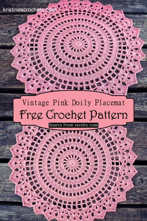 Vintage Crochet Doily Pattern, Free Doily Patterns, Crochet Cushion Pattern, Crochet Placemat Patterns, Crochet Tablecloth Pattern, Free Crochet Doily Patterns, Crochet Placemats, Crochet Table Runner Pattern, Crochet Dollies