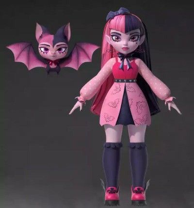 Draculaura G3, Moana Fan Art, Animated Movie Characters, Draculaura Doll, Beetlejuice Fan Art, Arte Monster High, Monster High Party, Catty Noir, Moster High