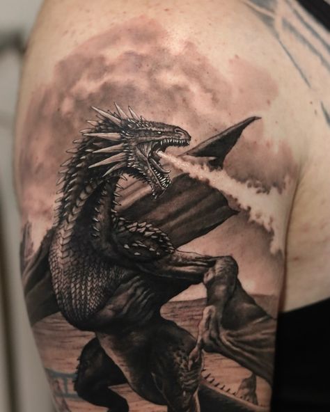 Marcos Paulo Torre / Micro Realismo / Geek | M E L E Y S ⚡️ The Red Queen #dragon #dragao #houseofthedragon #houseofdragons #meleystheredqueen #meleys #meleysthedragon #gameofthrones… | Instagram Meleys Dragon, Queen Dragon, Targaryen Dragons, Dragon Tattoos For Men, The Red Queen, Dragon Tattoos, House Targaryen, Red Queen, House Of Dragons