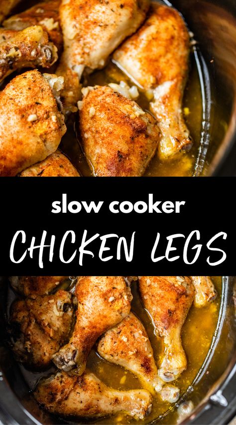 Crockpot Chicken Recipes Bone In, Chicken Legs In Crockpot Recipe, Drum Stick Chicken Crockpot Recipes, Slow Cook Chicken Legs Crock Pots, Chicken Drumsticks Crockpot Recipes Easy, Chicken Legs In The Crockpot Recipes, Chicken Leg And Thigh Recipes Crockpot, Crockpot Drumsticks Recipes, Drum Stick Recipes Crockpot