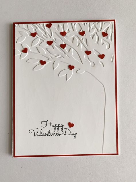 Handmade Valentine Cards, Valentine Cards To Make, Stampin Up Valentine Cards, Valentines Day Cards Handmade, Valentine Love Cards, Valentine Cards Handmade, Valentines Day Greetings, Valentine's Day Greeting Cards, Vintage Card