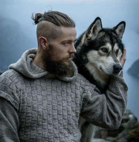 Viking Hairstyles Male, Husband Hair, Viking Beard Styles, Viking Haircut, Viking Hairstyles, Curly Beard, Undercut Long Hair, Mens Hairstyles With Beard, Viking Men