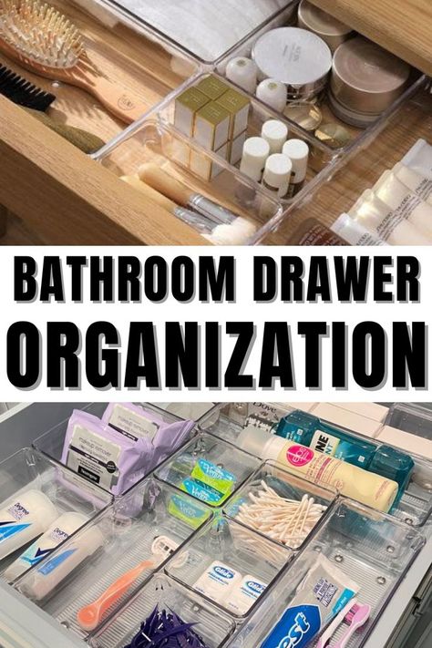 Discover creative ways to keep your bathroom drawers tidy. From dividers to non-slip liners, transform your space with these easy hacks. Bathroom Drawer Storage Ideas, Deep Drawer Organizer, Guest Bathroom Drawer Organization, Bathroom Sink Drawers, Plastic Drawer Storage Ideas, Organizing Dresser Drawers, Organize Bathroom Drawers, Organizing Bathroom Drawers, How To Organize Bathroom Drawers