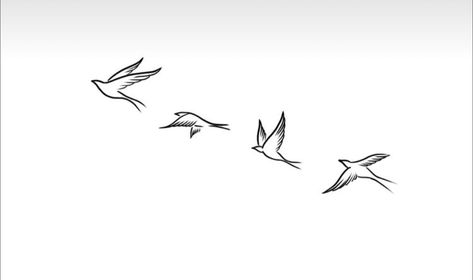 3 Flying Birds Tattoo, Bird Flight Tattoo, Swallow Tattoo Minimal, 4 Doves Flying Tattoo, Five Birds Tattoo, Flying Doves Tattoo, Three Doves Tattoo, Four Birds Tattoo, Small Birds Flying Tattoo