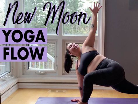 New Moon Yoga, New Moon Intentions, Moon Intentions, Yin Poses, New Moon Ritual, Moon Yoga, Yin Yoga Sequence, Yoga Themes, Yoga For Runners