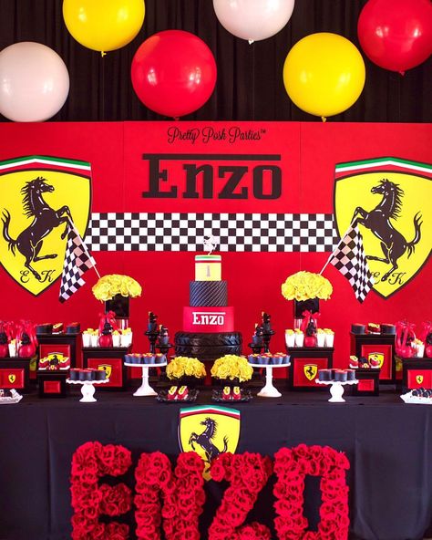 153.9k Followers, 836 Following, 1,337 Posts - See Instagram photos and videos from Diana Madison (@dianamadison) Ferrari 1st Birthday Party, Ferrari Themed Birthday Party, Ferrari Birthday Party Ideas, Ferrari Birthday, F1 Birthday, Ferrari Party, Birthday Theme Decoration, Hot Wheels Birthday, Car Themed Parties