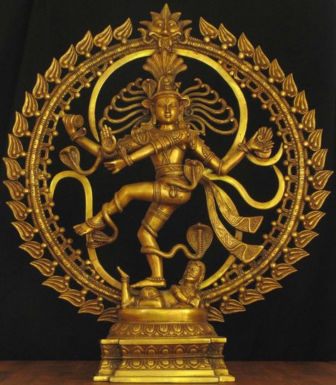 Nataraja: Lord of the Dance of Destruction Himalayan Academy, Dancing Shiva, Yoga Studio Design, Hindu Statues, Indian Sculpture, Psy Art, Hinduism Art, Shiva Statue, God Shiva