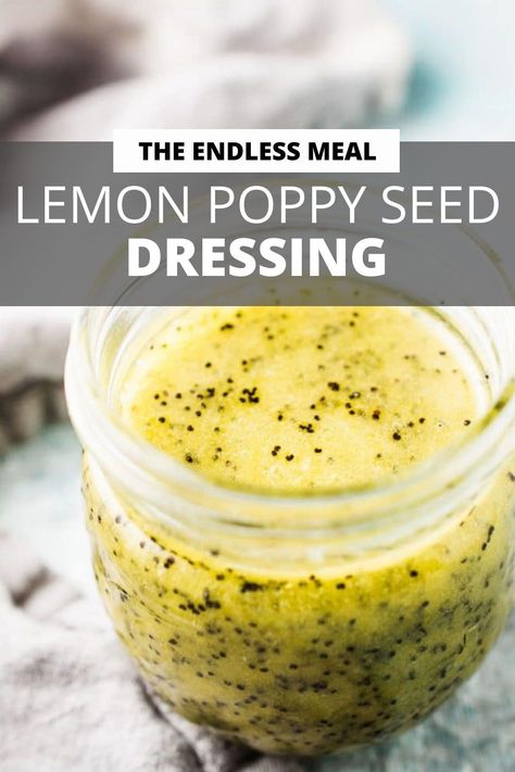 Salad Dressing Lemon, Lemon Poppyseed Dressing, Lemon Salad Dressing, Perfect Baked Chicken Breast, Lemon Poppy Seed Dressing, Lemon Salad Dressings, Perfect Baked Chicken, Keto Salad Dressing, Seed Salad