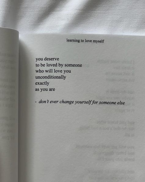 from my book “learning to love myself”, available from my bio or on Amazon 🤍 Quotes Love Yourself Aesthetic, Learning To Love Myself Quotes, Love Myself Quote, Deserve Better Quotes, Learning To Love Myself, Poetic Quote, Love Writing, Look Up Quotes, Meant To Be Quotes