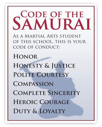 Martial arts students code of conduct at Elite Dojo Karate Motivation, Samurai Code, Karate Quotes, Ancient Samurai, Ronin Samurai, Martial Arts Quotes, Zen Philosophy, Hand To Hand Combat, Martial Arts Techniques