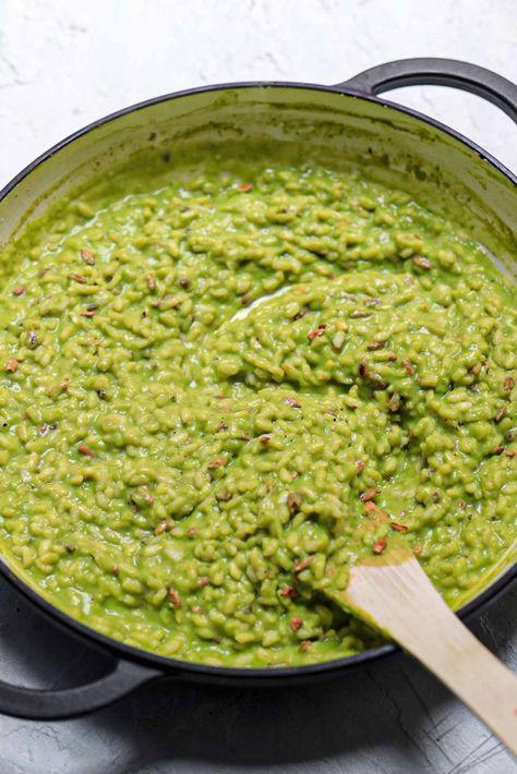 Peas Risotto, Healthy Risotto, Leek Risotto, Pea Risotto, Best Risotto, Vegan Risotto, Creamy Peas, Tomato Risotto, Spring Recipe