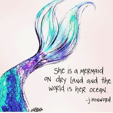 Mermaid Quotes, Yoga Studio Design, Mermaid Room, Unicorns And Mermaids, Mermaid Dreams, Mermaid Life, Mermaid Art, A Mermaid, Quito