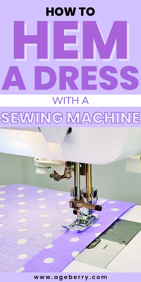 Discover the step-by-step process to achieve flawless results every time. Whether you're a beginner or an experienced sewist, this sewing tutorial titled "How To Hem A Dress With A Sewing Machine" is your ultimate guide. Delve into valuable techniques, expert tips, and troubleshooting advice to master this essential skill. Unleash your creativity and transform your wardrobe with perfectly tailored dresses. Enhance your sewing repertoire and gain confidence in your abilities. Hemming A Dress, How To Hem A Dress, Hemming Dress, Hem A Dress, Sewing Classes For Beginners, Tailored Dresses, Sewing Area, Sewing Hems, Sewing Tutorials Bags