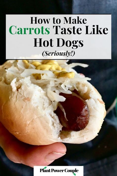 Plant Based Hot Dogs, Plant Based Asparagus Recipes, Tabitha Brown Carrot Dog, Carrot Hotdogs Recipe, Carrot Hot Dogs Vegan, Carrot Dogs Recipe, Carrot Hot Dog Recipes, Vegan Menu Ideas, Carrot Dogs Vegan