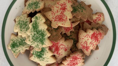 My Favorite Christmas Cookies | Daphne Oz Favorite Christmas Cookies, Daphne Oz, Cookies Bars, Frozen Cookie Dough, Crispy Cookies, Frozen Cookies, Christmas Recipe, Cookie Press, Xmas Cookies