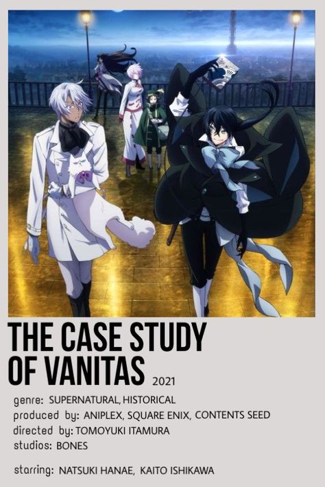 The Case Study Of Vanitas, Case Study Of Vanitas, Personajes Studio Ghibli, Anime Suggestions, Vanitas No Carte, Animes To Watch, Poster Anime, Anime Printables, Good Anime To Watch