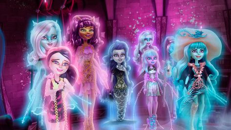 Monster High Haunted, Ghost School, Disney Barbie, Monster High Pictures, Christmas Memes, Halloween Express, Monster High Art, Monster High Characters, Glitter Wallpaper