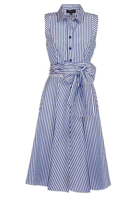 L, this would be so cute on you! Dress Guide, Women's Blouses, White Striped Dress, Chiffon Blouse, Hot Weather, Simple Dresses, Look Fashion, Striped Dress, Modest Fashion