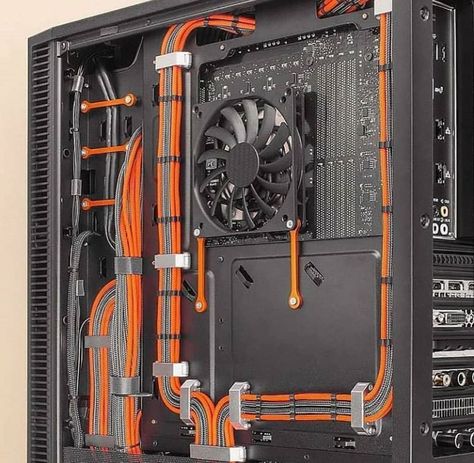 Diy Pc Case Ideas Custom Pc, Pc Cable Management, Cable Management Pc, Cable Management Diy, Pc Case Mod, Custom Computer Case, Diy Pc, Gaming Pc Build, Computer Set