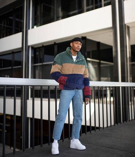 Mens Fall Outfits, Black Men Street Fashion, Men Street Fashion, Mens Trendy Outfits, Hipster Mens Fashion, Street Style Outfits Men, Fall Outfits Men, Mens Outfit Inspiration, Mens Fashion Streetwear