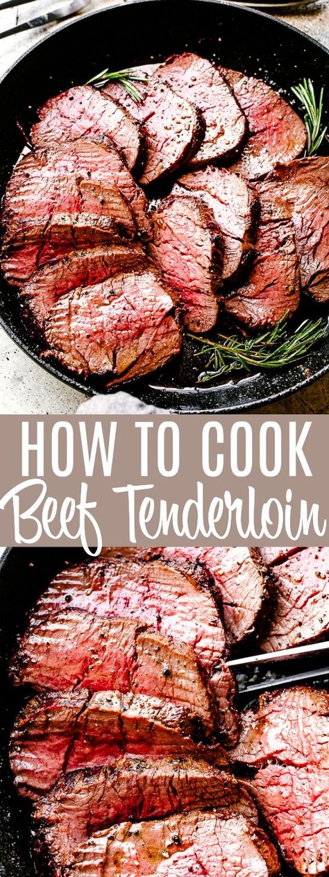 Crusted Beef Tenderloin, Beef Tenderloin Roast Recipes, Roasted Beef Tenderloin, Fillet Recipes, Sirloin Recipes, Loin Recipes, Beef Loin, Beef Tenderloin Recipes, Beef Tenderloin Roast